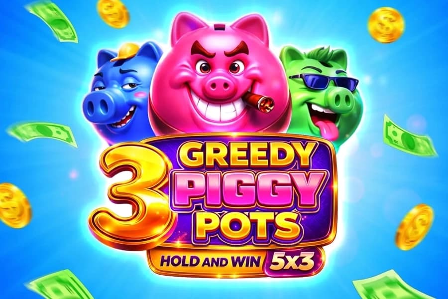 3 Greedy Piggy Pots