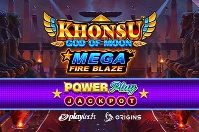 Mega Fire Blaze Khonsu God of Moon PowerPlay Jackpot